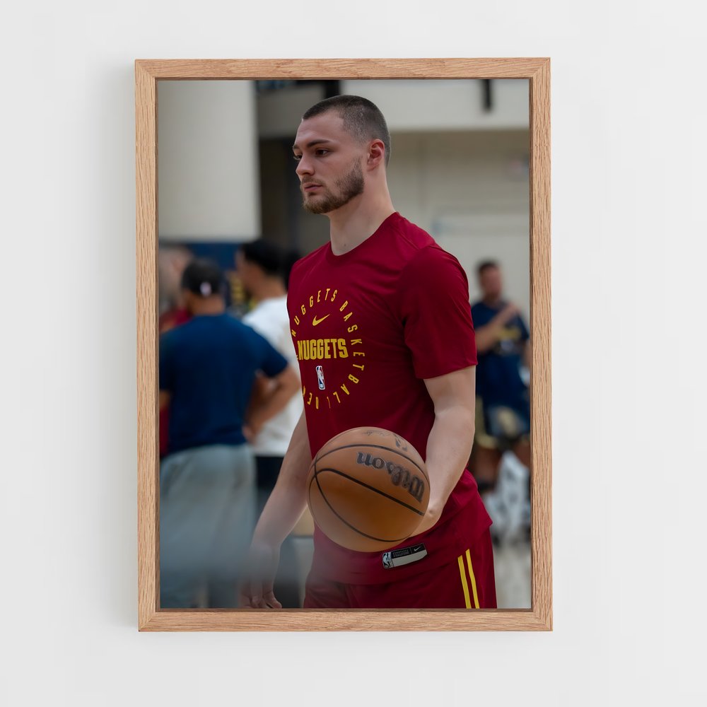 Poster Christian braun fougue – affiche Basketball (vue 4)